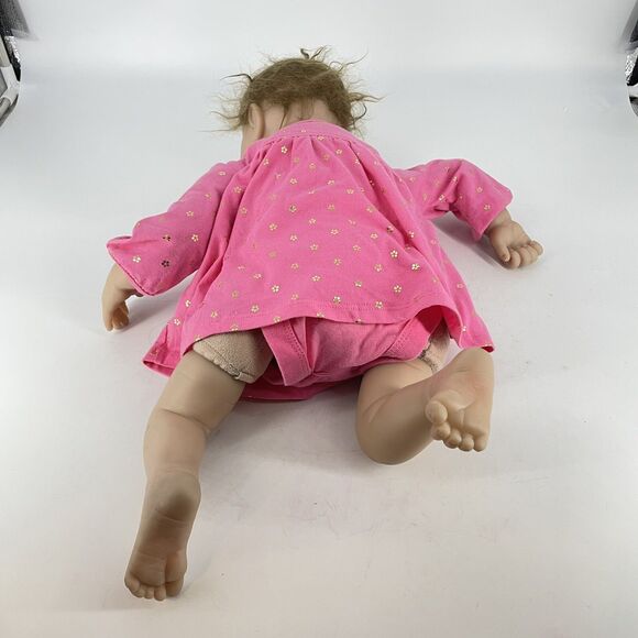 Reborn Doll 15" Brunette Girl Beautiful Realistic Newborn - Picture 4 of 4